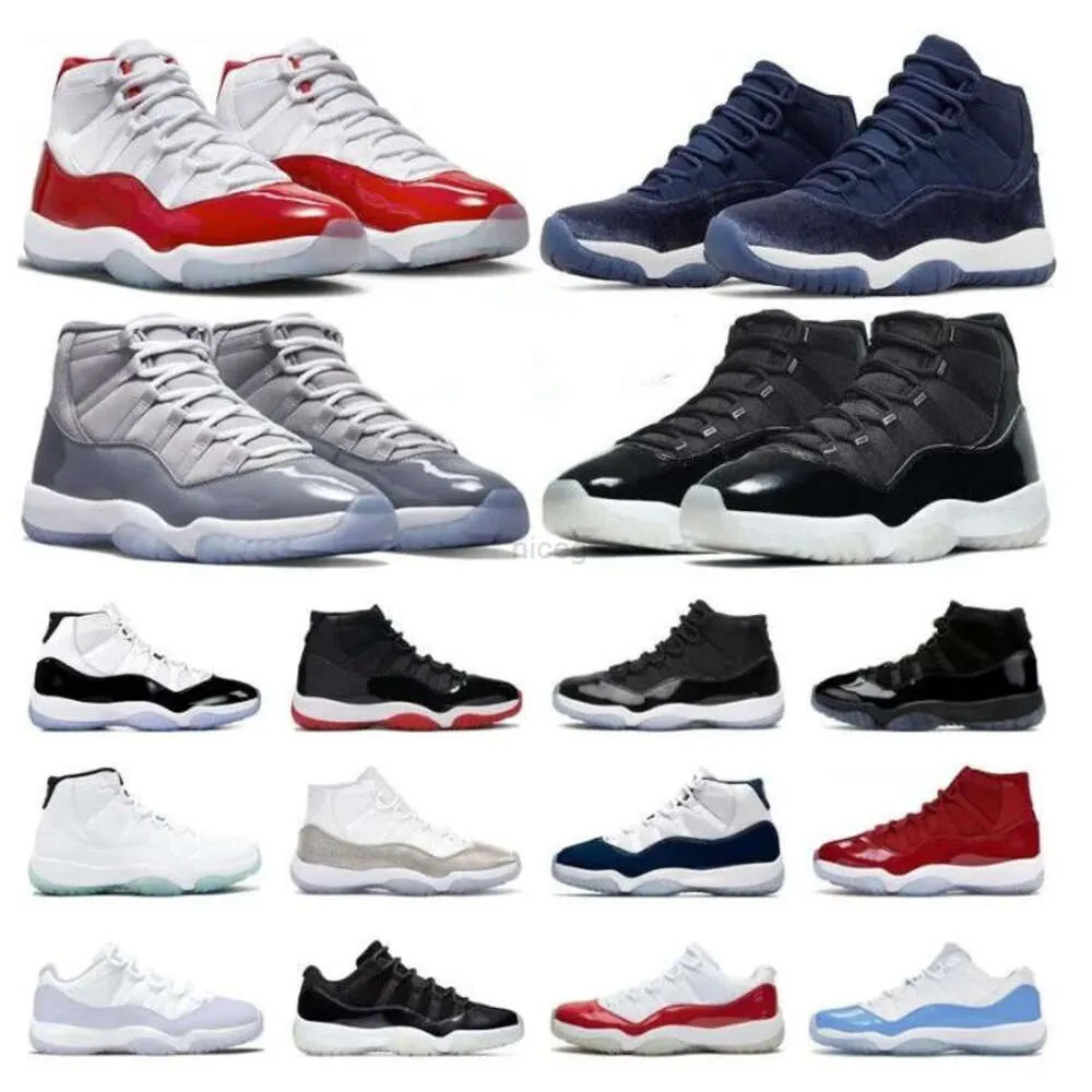 2023 Retro High 11 Basketballschuhe Jumpman 11s Jubilee 25th Anniversary Pure Violet Midnight Navy COOL GREY Cap And Gown Concord 45 Playoffs Bred Designer Sneakers