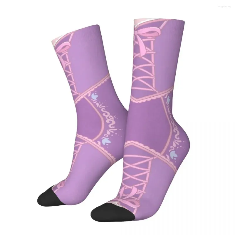 Chaussettes pour hommes nouveauté unisexe accessoires de robe de princesse perdue Super doux raiponce LostPrincess Skateboard toutes saisons cadeaux