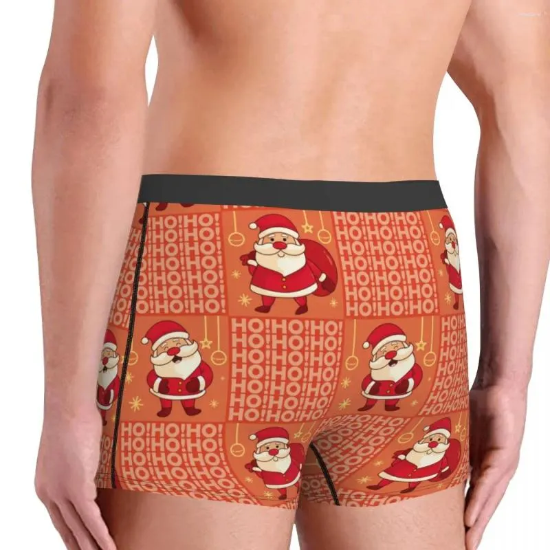 Cute Santa Claus Merry Christmas Mens Boxer Briefs Fabletics Mens