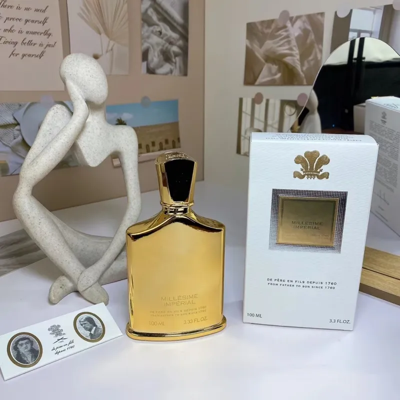 Stock Perfumes Fragrances for Woman Imperial Millesime 100ml EDP Eau De Parfum Spray Designer Perfume Bottles Good Smell Sexy Fragrance Parfum Lovers Gifts