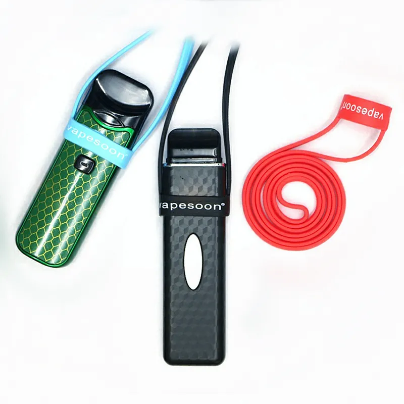 Mobiltelefontillbehör universal silikon lanyard band bärbar för diameter 19-25mm engångspenna caliburn tenet a3 g2 g3 novo 2c kit Nord 5