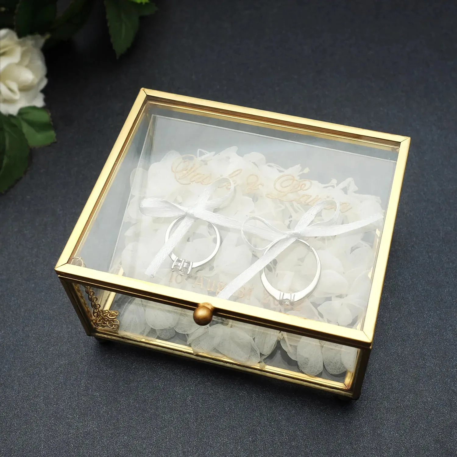 Personalized Glass Jewelry Box - Custom Ring Holder for Wedding, Engagement  \u0026 Keepsakes - Shop Now! from Dhgate Jewelry Boxes - price 27.64, image size:1500x1500
