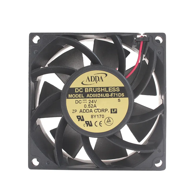Please contact me Cabinet cooling fan Variable New fan Original axial fan 8038 24V 0.52A AD0824UB-F71DS