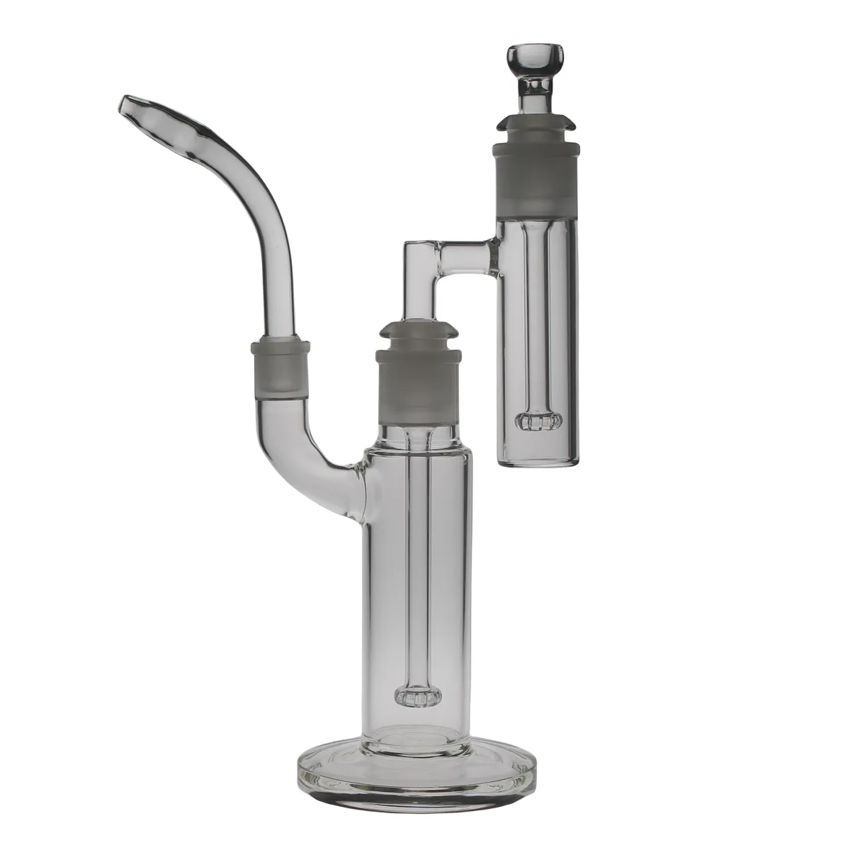 SAML GLASS 35cm Height Glass Bong Diffusion Smoking Water Pipe Added Tall With Ash Catcher Dab Rig Vapor Joint size 18.8mm PG3057Improved FC-MOD