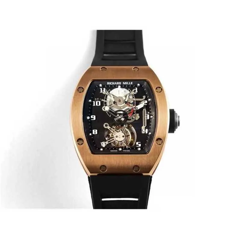 Luksusowy zegarek Fantasic Top RM001 Real Tourbillon High-end Mechanical