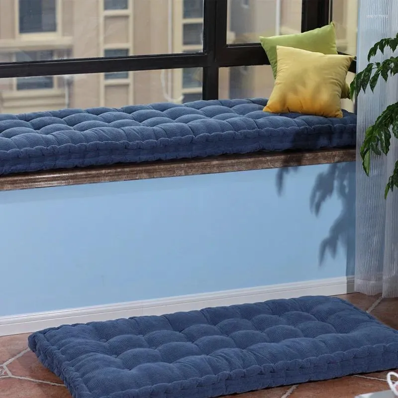 枕1PCS屋外ベンチシートガーデンソフトカラー柔らかい厚い防水スイングチェア交換用パッドの家の装飾