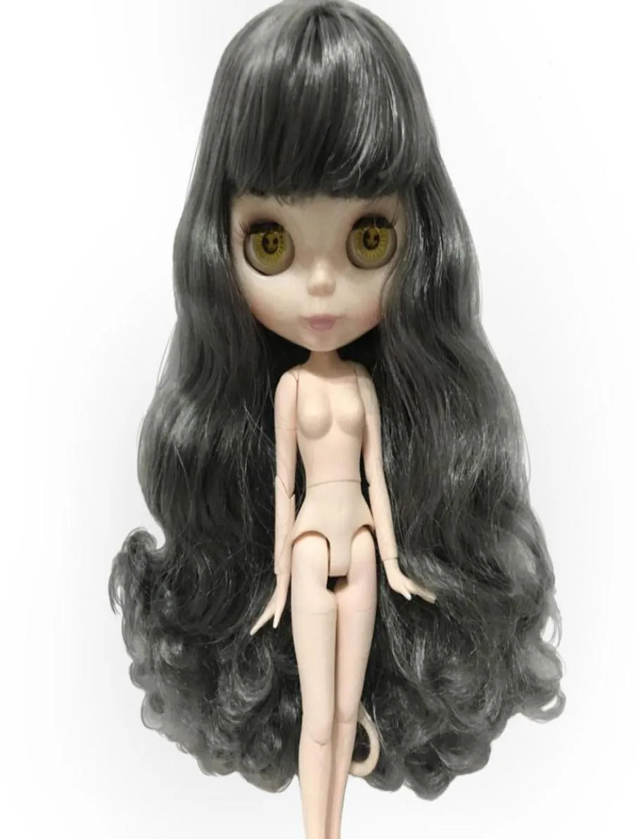 Blythe 17 action Doll Nude Dolls corpo muda uma variedade de estilos encaracolado curto reto personalizável cor de cabelo 51225101141153