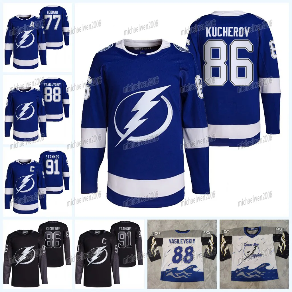 Tampa Bay Nikita Kucherov Lightning 2023 24 Jersey Steven Stamkos