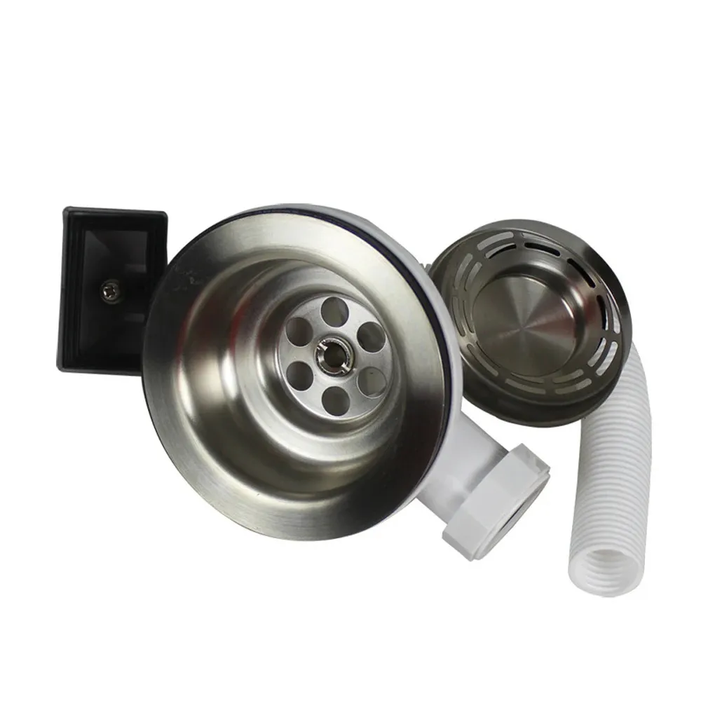 Set di 2 Tappo per lavello da cucina INOX, Filtro universale per