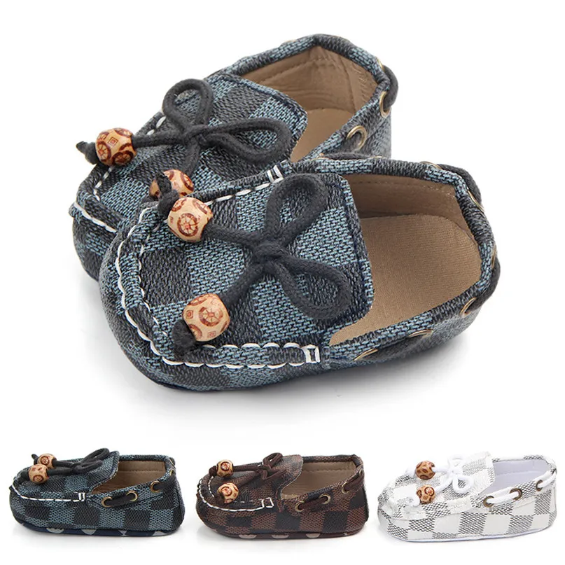 Chaussures bébé garçon pour 0-18 M nouveau-né bébé chaussures décontractées enfant en bas âge mocassins chaussures coton semelle souple bébé mocassins