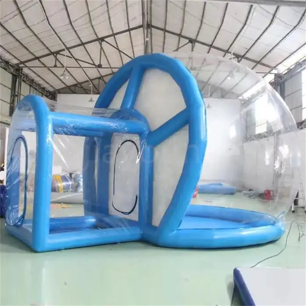 Customized bubble tent Inflatable Snow Globe Large Xmas Snow Globe Christmas Photo Booth dome house