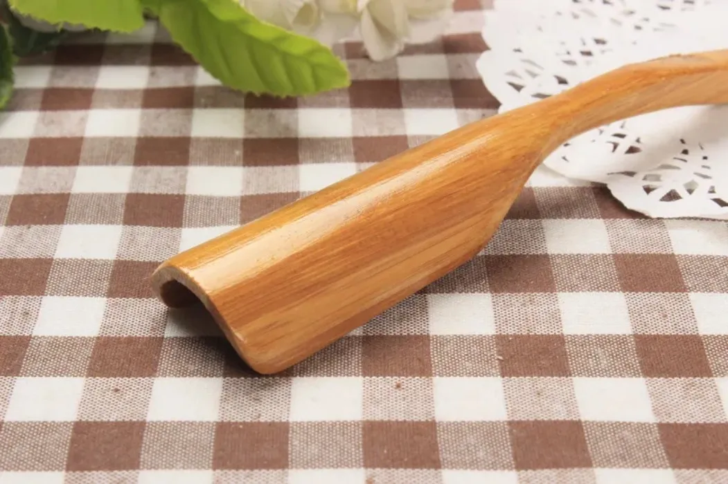 Wooden Bamboo Tea Spoon Coffee Tea Drinking Tools Cooking Utensil Length 18cm Tea Scoop Home Kitchen Accessories