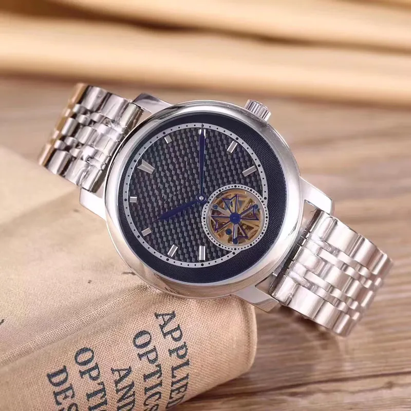 Reloj para hombre, maquinaria automática de lujo, reloj de pulsera, correa de acero inoxidable, espejo de zafiro, reloj de oficina de negocios, hebilla plegable, relojes Montre De Luxe VC04