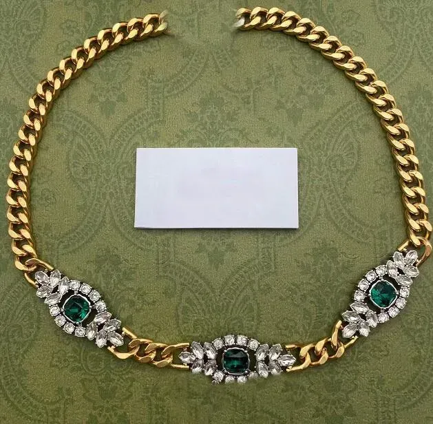Vintage naszyjniki mody Choker kryształowe okołnie naszyjniki punkowe gęste link biżuteria łańcucha dla mężczyzn Wedding G2310128z
