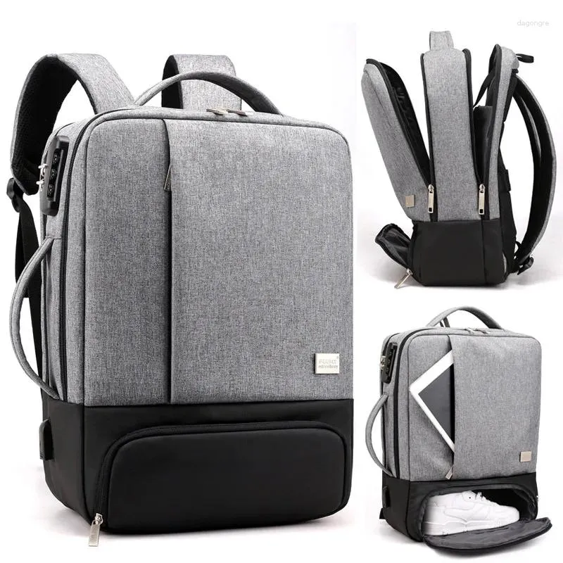 حقيبة مدرسية على ظهر حقيبة الظهر 17 بوصة 15.6 '' مضاد للسرقة ذكر الرحلة في Back Pack Pack Backpacks Office Office Women Travel Bagpack