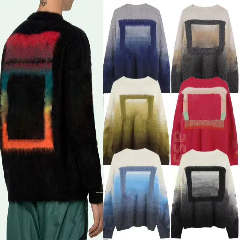 Projektant Sweatters Mężczyźni Kobiety Klasyczny wypoczynek MultiColor Autumn Zima Keep Think Wygodne swetra moda luksurys luksusowy rozmiar s-xl