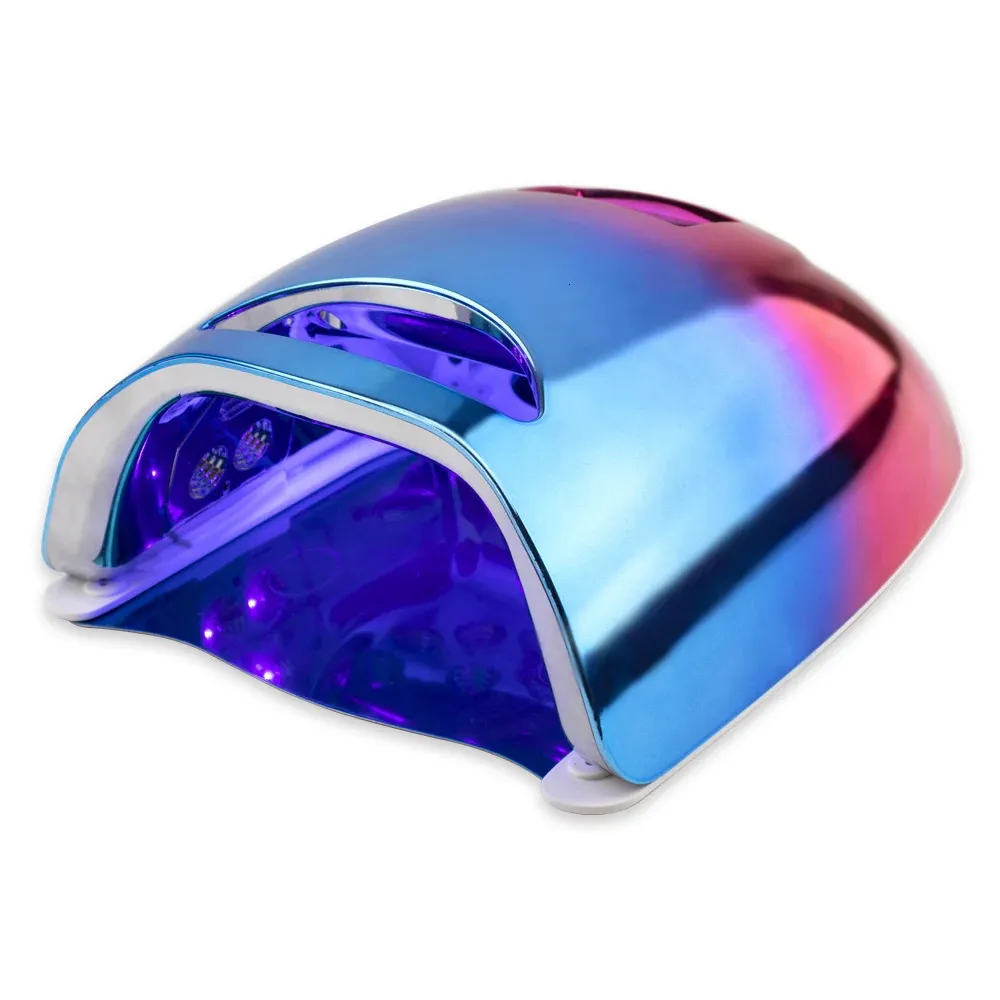 Secadores de unhas Gradiente Azul Cura Cuidados com a Pele Sem Fio 48W LED UV Luz Prego Lâmpada Profissional Manicure Bateria Recarregável 231011