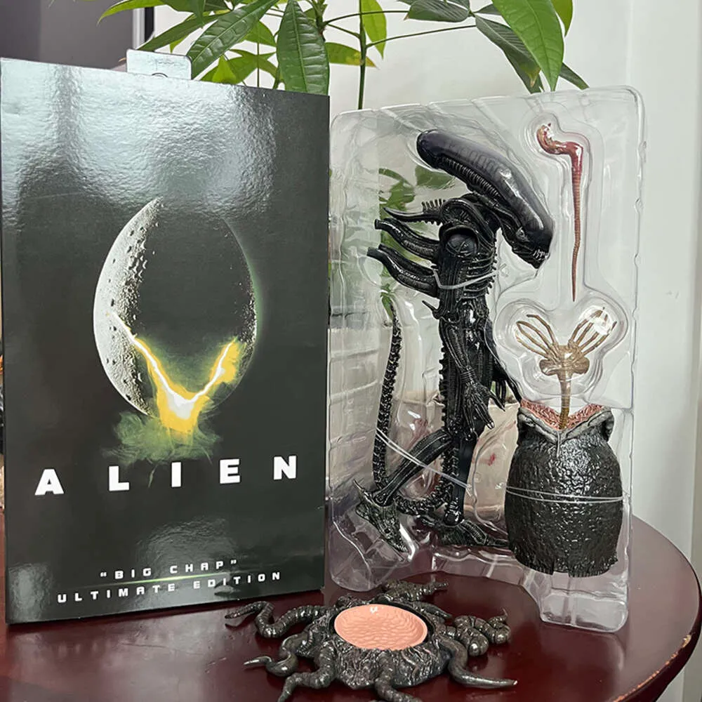 Костюмы талисмана Neca, фигурка Big Chap Alien, экшн-фигурка, Ultimate, 40-летие, яйцо Faceher, фигурка пришельца, модель игрушки, 22 см, украшение для стола