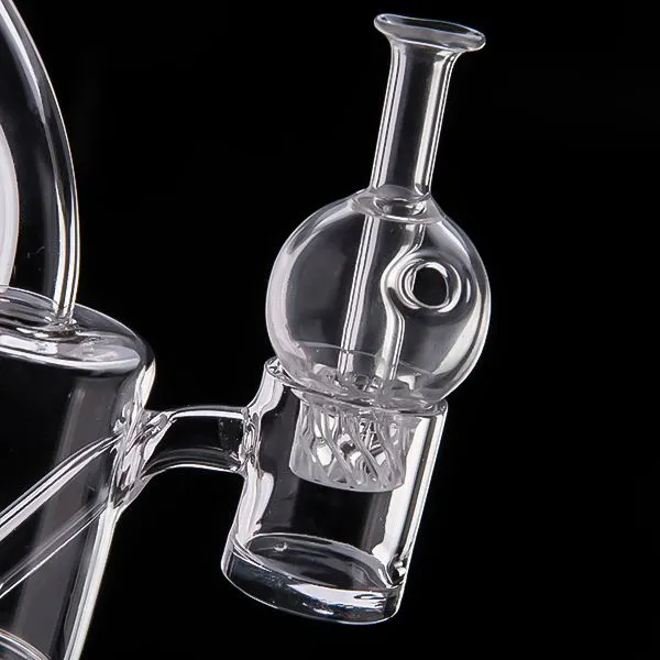 Smoking Accessories Glass Carb Cap Cyclone riptide cap for 21.5mm/25mm OD Quartz Banger Nail Water Pipes Bongs Dab Oil Rigs wholesale SKGA768