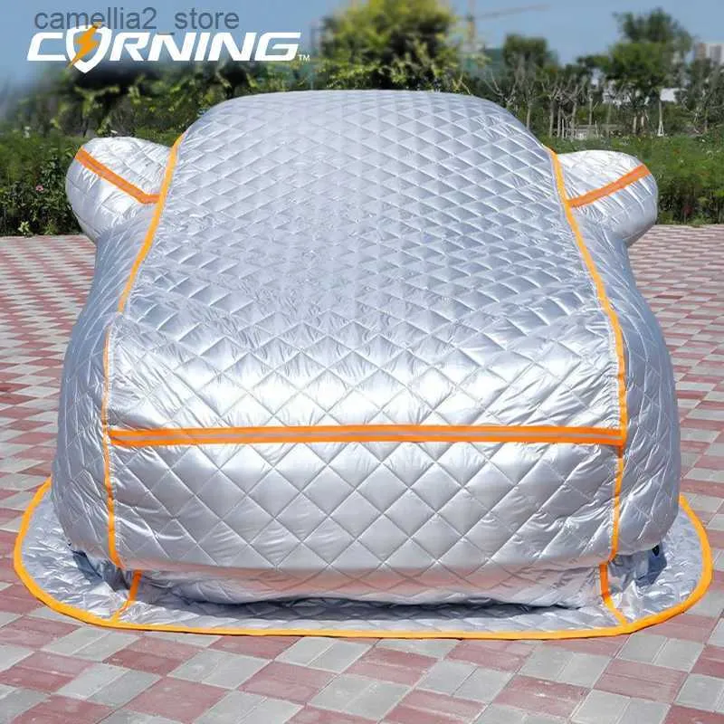 Winter Car Cover Outdoor Cotton Thickened Awning For Car Anti Hail