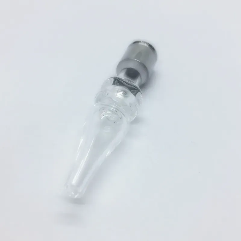 Smoking Replaceable 510 Screw Thread Portable Quartz Tips Innovative Design Bong Waterpipe Wax Oil Rigs Nails Straw Filter Mouthpiece Cigarette Holder DHL Free