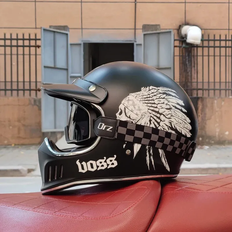 Cascos Integrales Cascos Antiguos De Moto Sidaley Casco De Moto