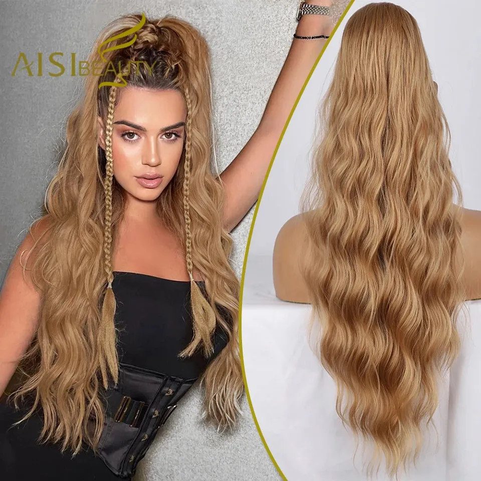 AISI BEAUTY Long Wavy Synthetic Tail 360 Wig Ponytail For Women Fluffy Natural And Soft Hairpiece For Daily Wear 231012 From Diao07 20.5 DHgate.Com