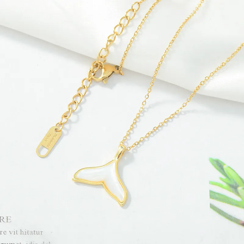 Collier Pendentif Or 14 Carats Plaqué - Motifs Poisson, Coquillage, étoile, Soleil - Chaîne Réglable 45+5 Cm - Pour Usage Quotidien Femme