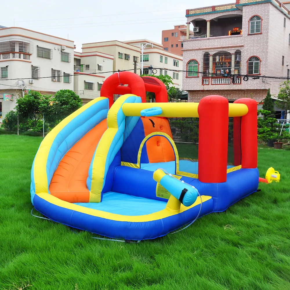 Intérieur Water Park glisse Castle gonflable extérieur saut de sautage pour enfants Toys enfants Bounce House avec sautere