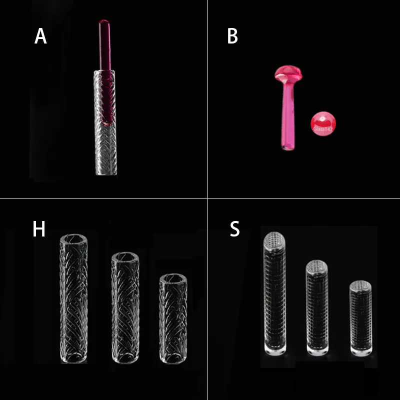 Ruby Pill Hollow Pillar Set Terp Pearls Pärlor Infoga pelare för Dab Rig Quartz Banger Nails Water Bong Smoking Shop 18mm 25mm 30mm 40mm