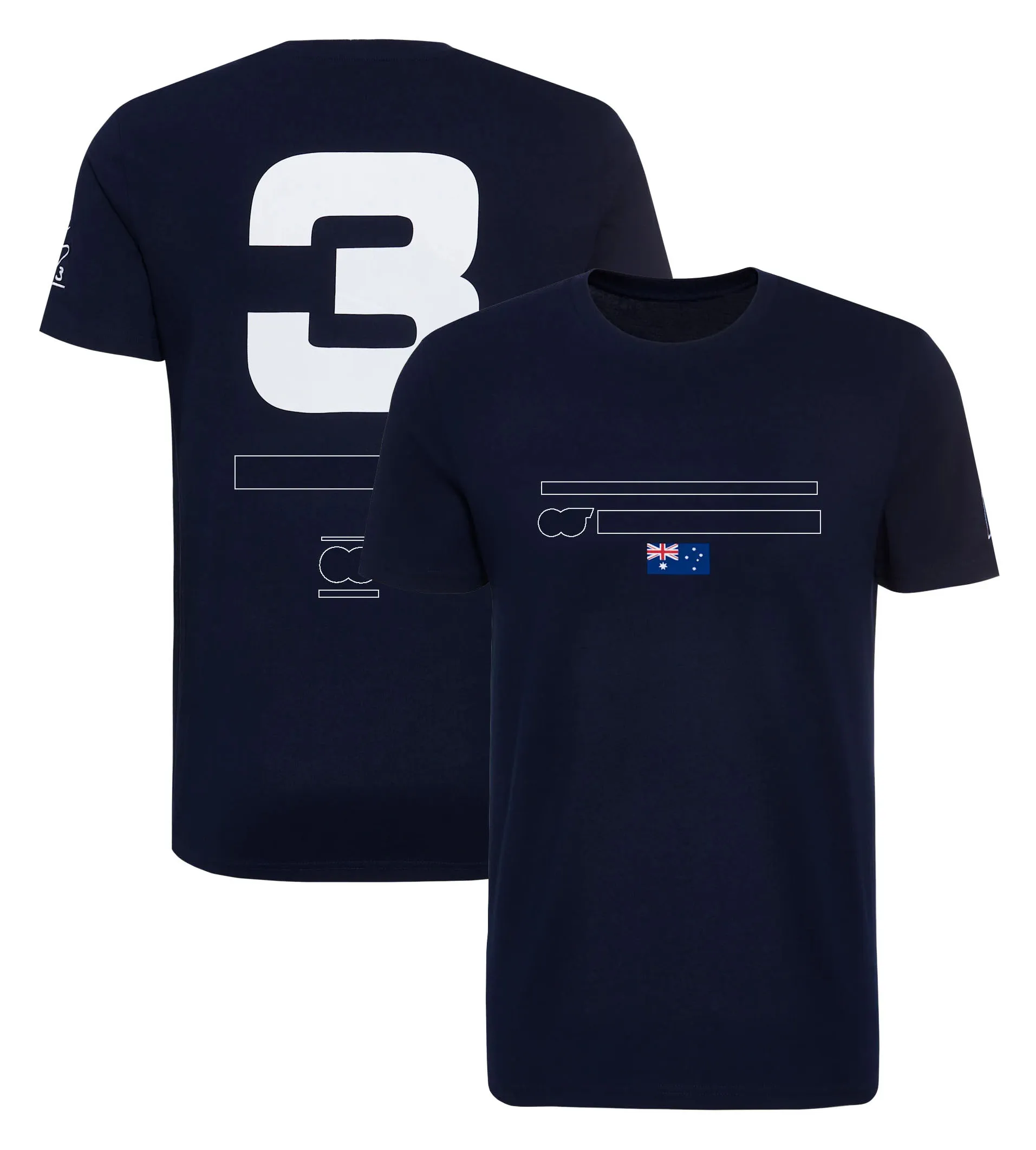 Męskie koszulki F1 Racing Suit z krótkim rękawem T-shirt Formuła One Custom Plus