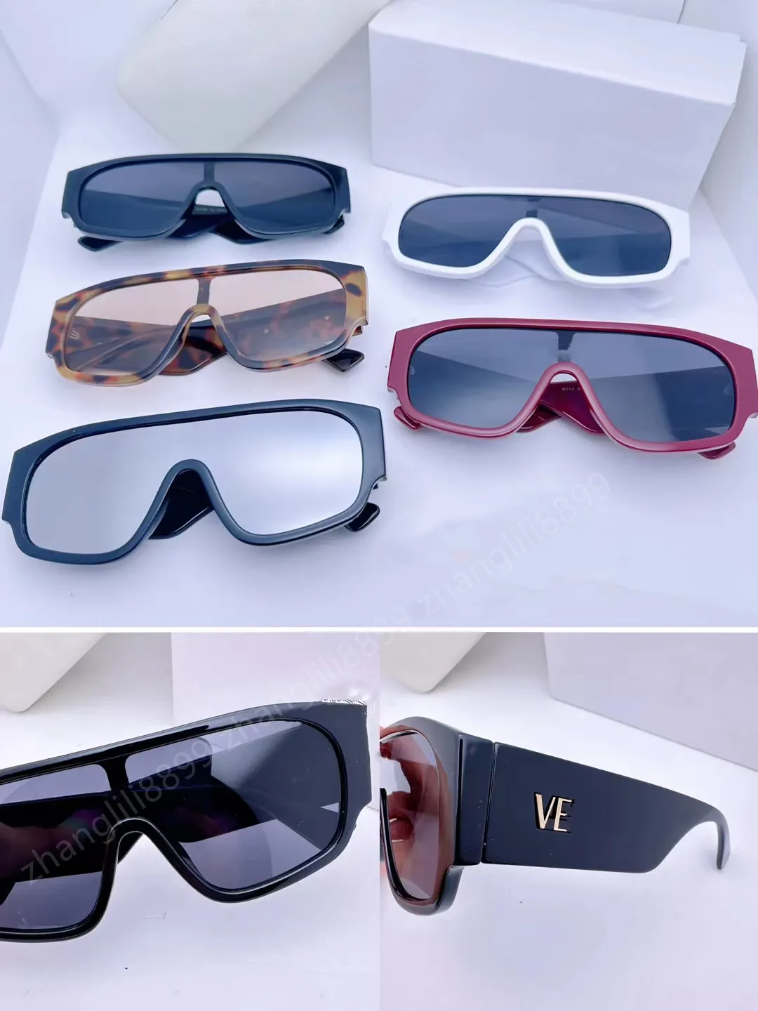 Fashion men sunglasses for women Vintage Oversized Frame Sunglasses Retro VE Sun Glasses UV400 Protection Driving Eyewear men's sunglasses