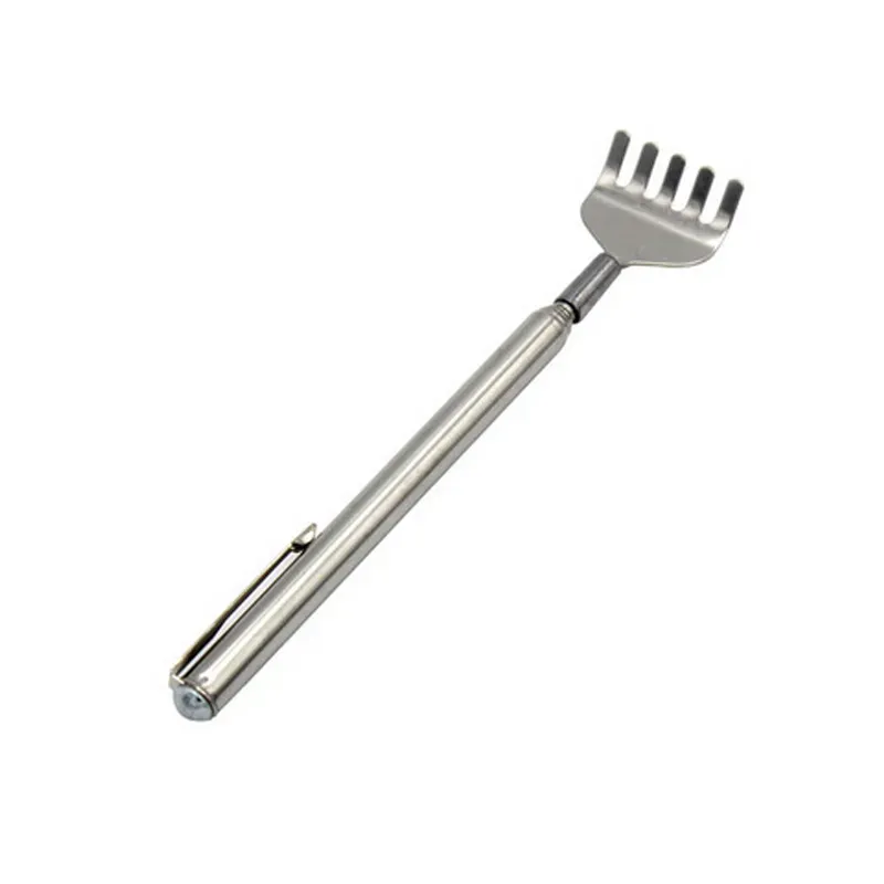 HOT Body Massager Pocket Size Portable Telescopic Extendable Extending Back Scratcher Pen Clip