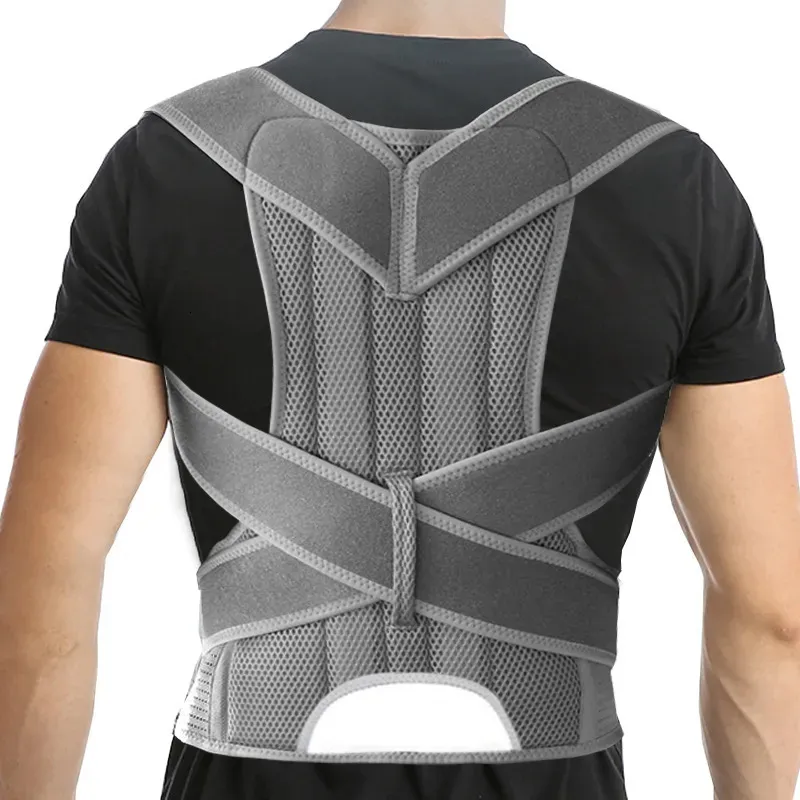 Back Support est 3XL 4XL Slouching Correctif Orthopédique Scoliose Colonne Vertébrale Lisseur Supporter Douleur Dos Ceinture Pour Hommes Femmes 231010