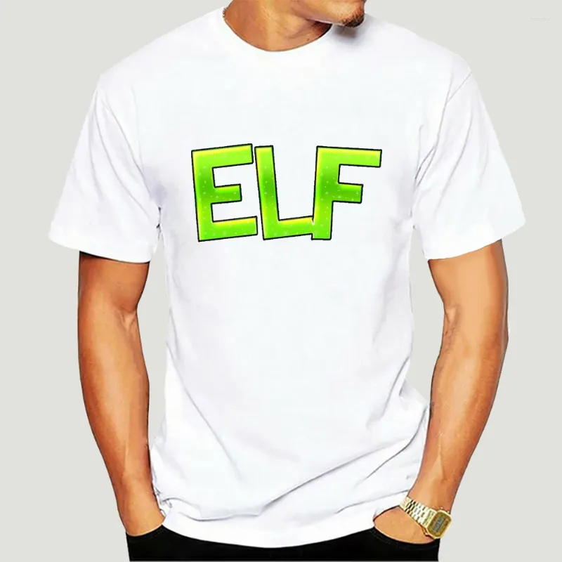 Men's T Shirts Elf Santa's Helpers Christmas Mens T-Shirt Cool Funny Shirt Men High Quality Tees Summer Style Top Tee Plus Size 6101A