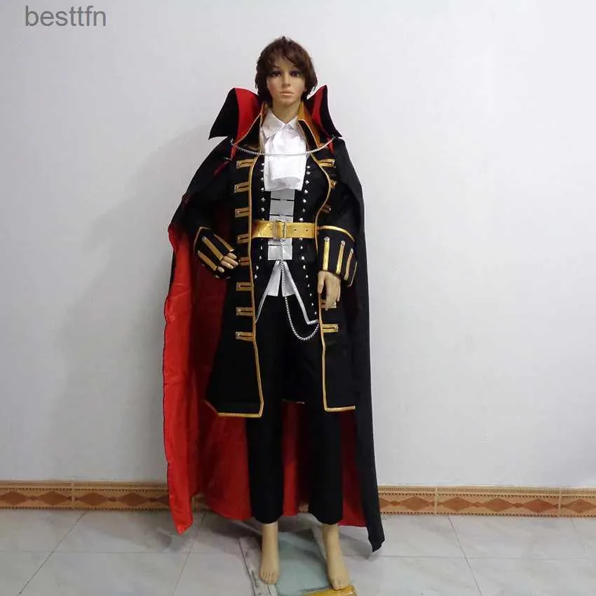 Tematdräkt Castlevania Dhampir Alucard Cosplay Coms Cos Christmas Party Halloween Outfit Anpassa alla SIZEL231013