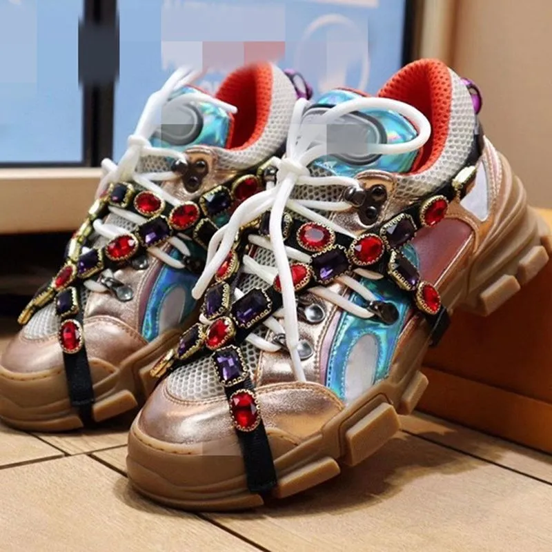 Men s flashtrek leather sneaker on sale with crystals