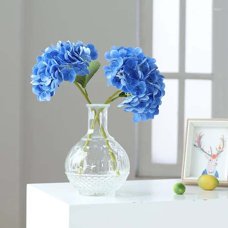 Decoratieve bloemen Simulatie Latex Hortensia Takken Bruiloft Nepbloem Real Touch Kunstmatige Hortensia's Tuindecoratie