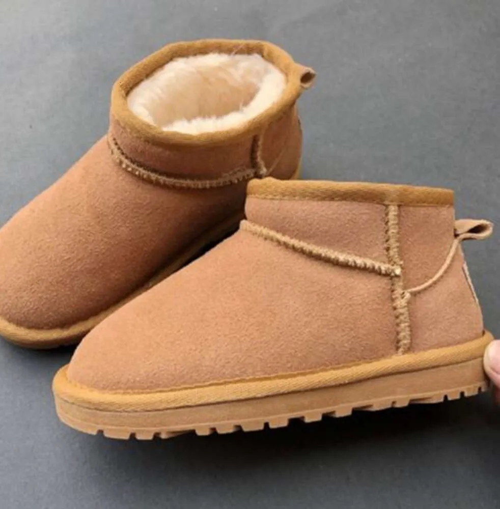 Marke Kinder Mädchen Mini Schnee Stiefel Winter Warme Kleinkind WGG Jungen Kinder Kinder Plüsch Schuhe Größe EU21-35 170