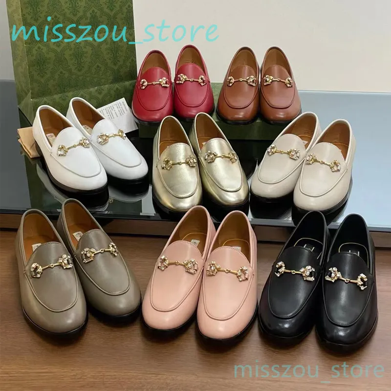 Scarpe eleganti Scarpe firmate Jordaan Mocassino 100% Vera pelle Mocassino da donna Decorato con cristalli Morsetto da uomo Ciabatte Calzature pieghevoli di lusso Princetown taglia 36-46