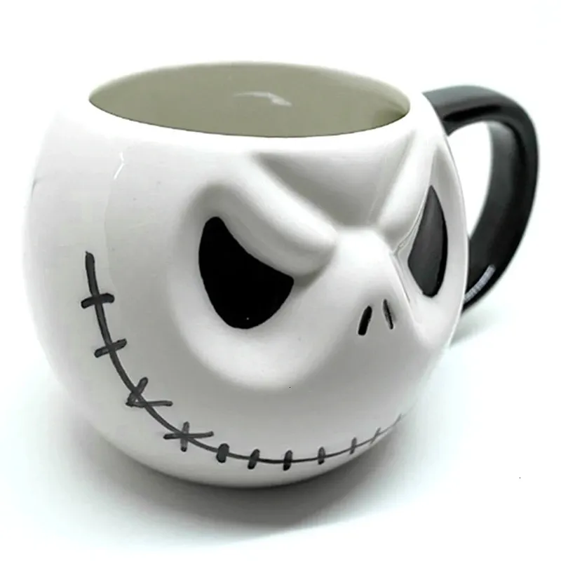 Kubki Kreatywny Skull Drinkware Jacka kreskówka kreskówka herbaty halloween bar dar