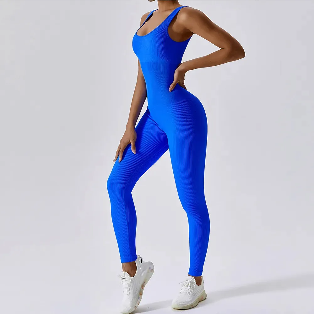 Yoga outfit Spring Seamless Onepiece Suit Dance Belly Drawing Fitness Workout Set Stretch Bodysuit Gymkläder Push Up Sportswear 231012