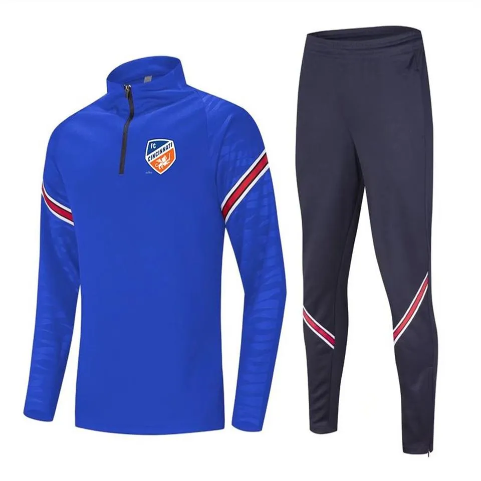 21-22 FC Cincinnati time de futebol masculino Fatos de treino Istambul Basaksehir FK Conjunto de futebol personalizar Tean Logo Football Trainin236P