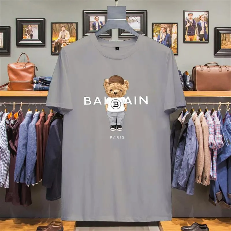 Bear Designer Brand Men's T Shirts Camiseta de gran tamaño para hombres Camisa de estampado de oso divertido