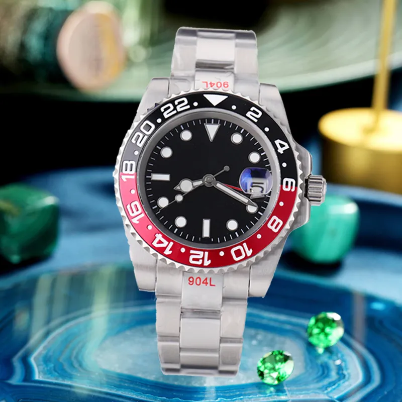 남자 시계 시계 고품질 디자이너 데이트 시계 40 mm 기계식 자동 시계 크로노 그래프 시계 맨 시계 디자이너 커플 시계 크리스마스 선물