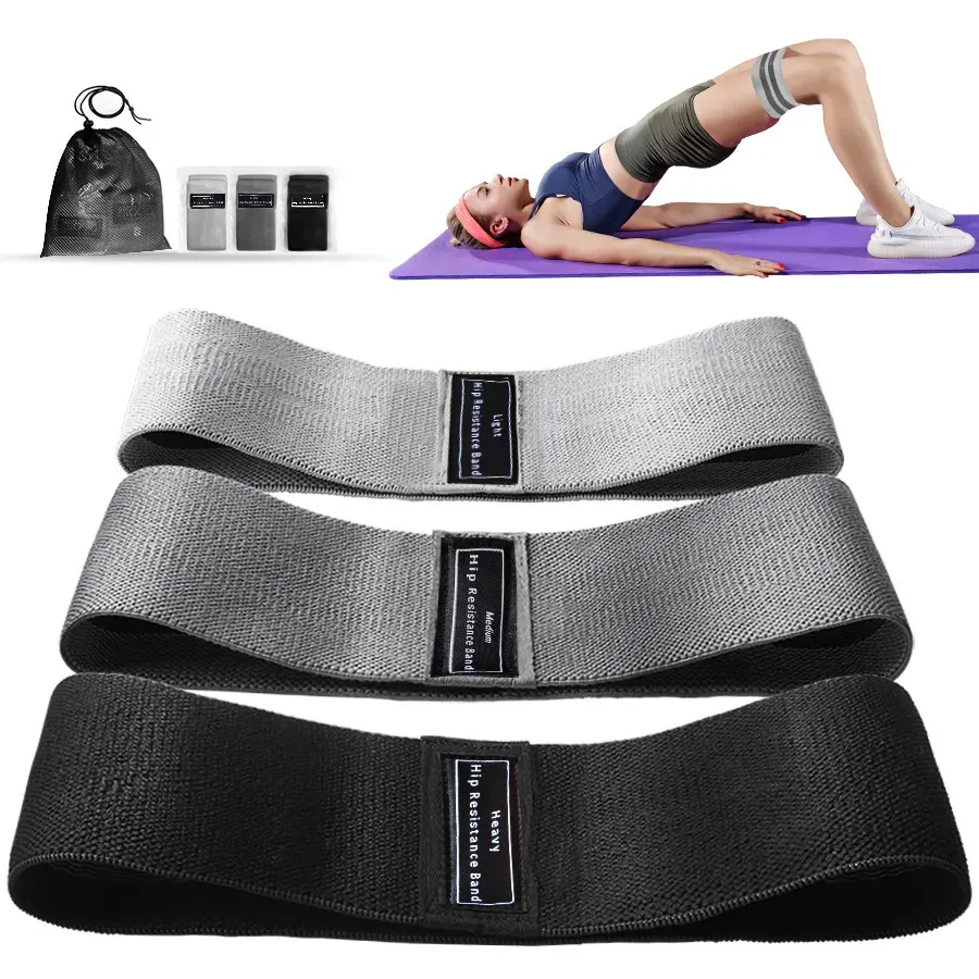 Faixas de resistência Tecido Hip Booty Glute Coxa Elastic Workout Squat Circle Stretch Fitness Strips Loops Yoga Gym Equipment 231012