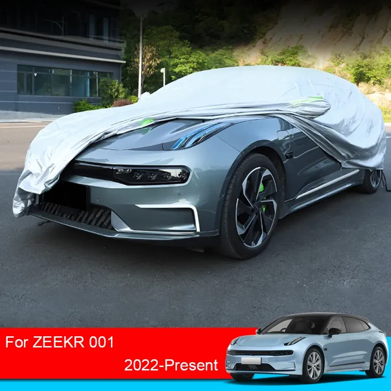 Cubierta de coche protección exterior cubiertas completas parasol de nieve impermeable a prueba de polvo para ZEEKR 001 2022-2025 accesorios externos