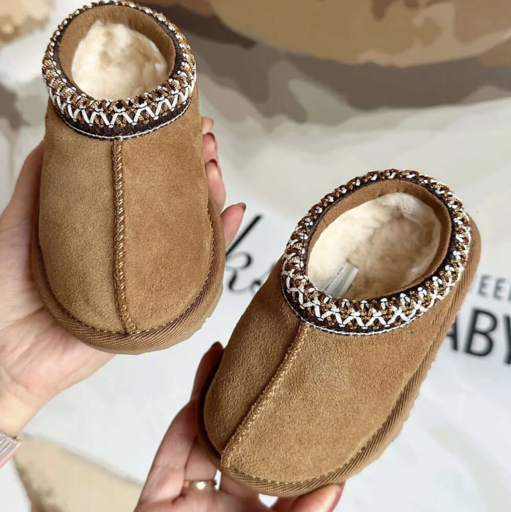 Kids Toddler Tasman II Slippers Tazz Baby Shoes Chestnut Fur Slides  Sheepskin Shearling Classic Ultra Mini Boot Winter Mustard Seed Mules  Slip-On Wool
