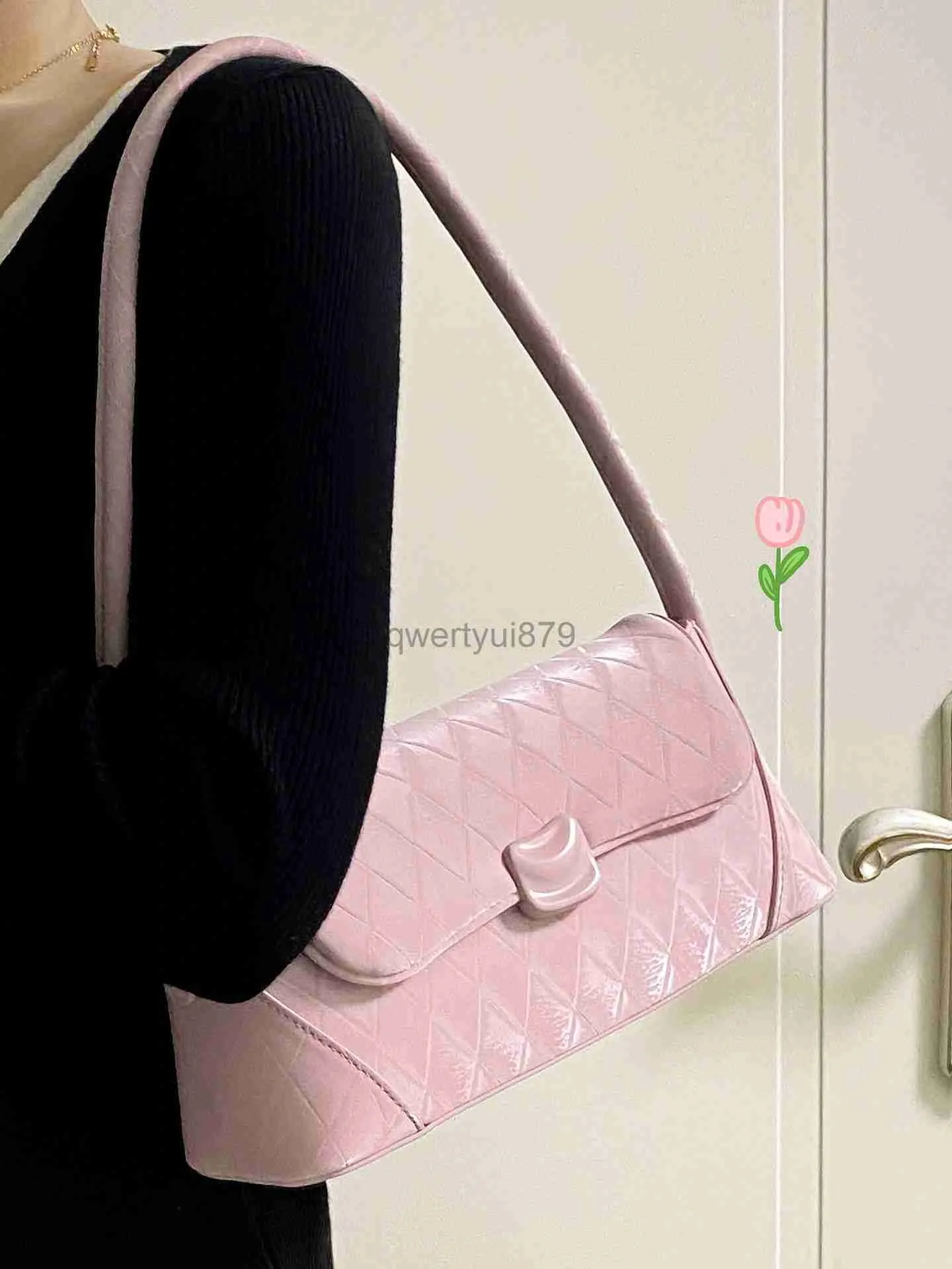 Bolsos cruzados El popular bolso para las axilas de este año, bolso para mujer 2023, nuevo bolso de hombro portátil para desplazamientos de alta gamaqwertyui879