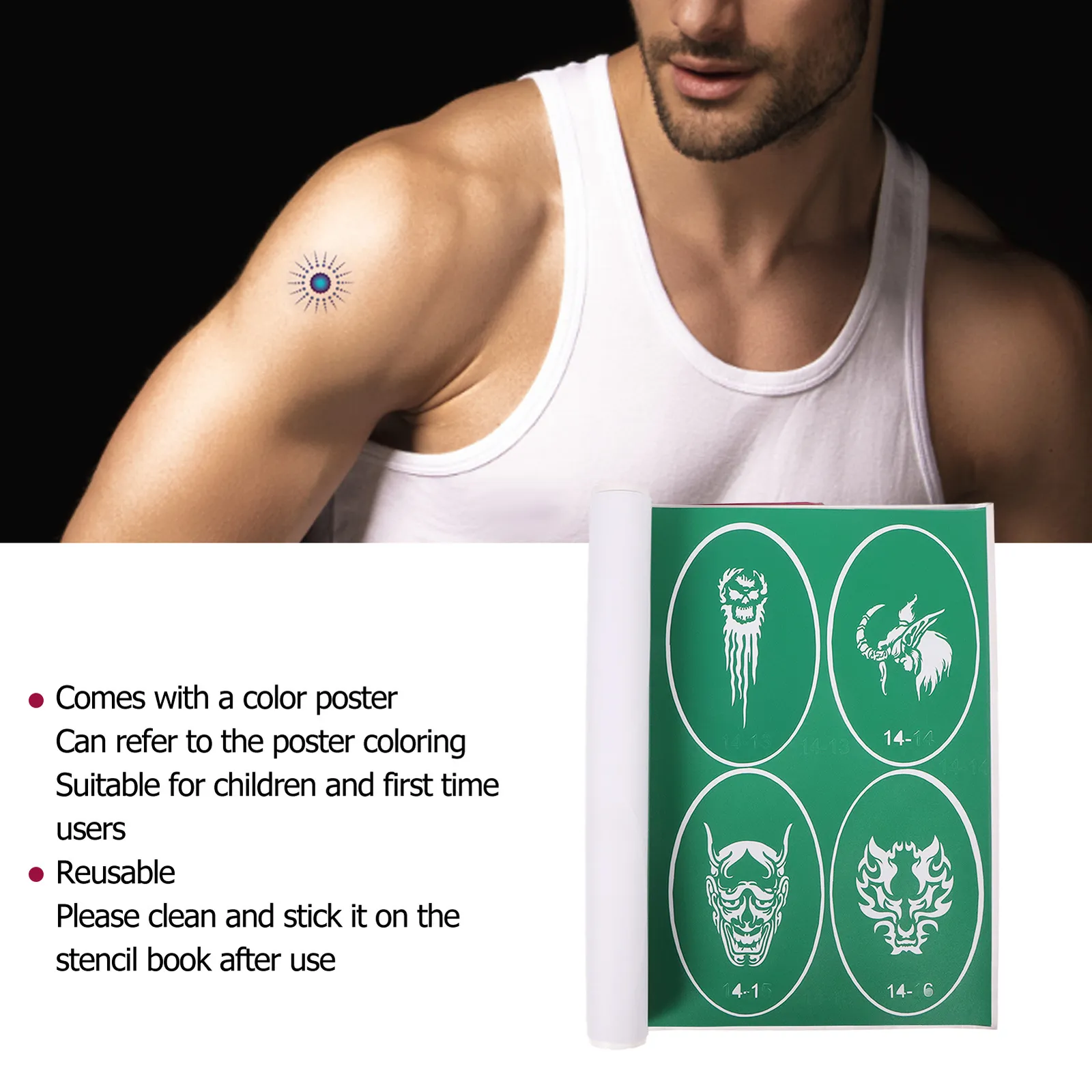 Ahimsam Yodha With Shiva Tattoo Waterproof Male and Female Temporary B –  Temporarytattoowala